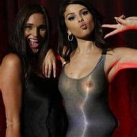 Ariana Grande And Selena Gomez Show Their Nipples In See Thru Tops