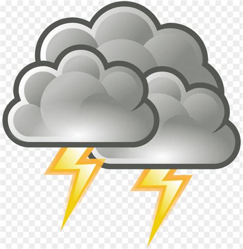 Thunderstorm Png Picture Weather Symbols Storm Png Image With