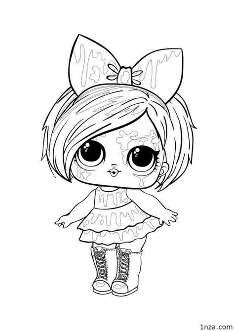 Printable lol doll merbaby coloring page. Lol Surprise Coloring Pages - 1NZA