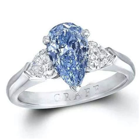 Engagement & wedding > engagement rings > diamond. Graff 1.04ct Internally Flawless blue diamond engagement ...