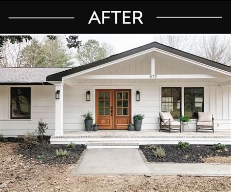 10 Curb Appeal Ideas With Before And After Photos New Silver
