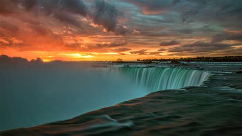 You will definitely choose from a huge number of pictures that option that will suit you exactly! Niagara Falls In Canada Sunset Landscape Nature 4k Ultra Hd Desktop Wallpapers For Computers ...