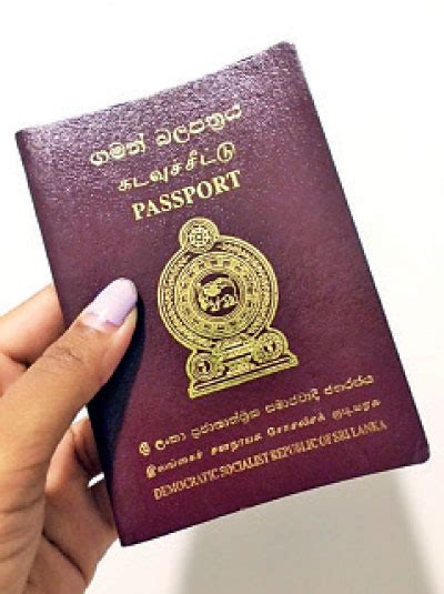 Sri Lanka Passport Gains Eight Places To Rank Worlds 95th Daily Ft