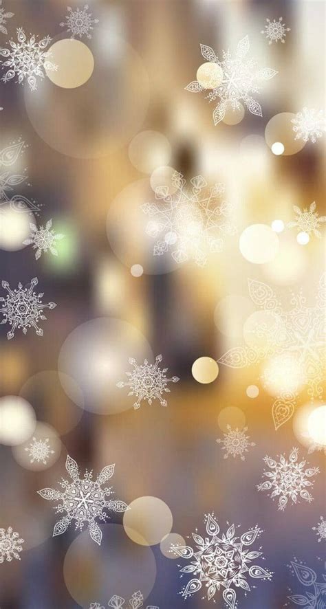Download Cute Christmas Iphone Snowflakes Wallpaper