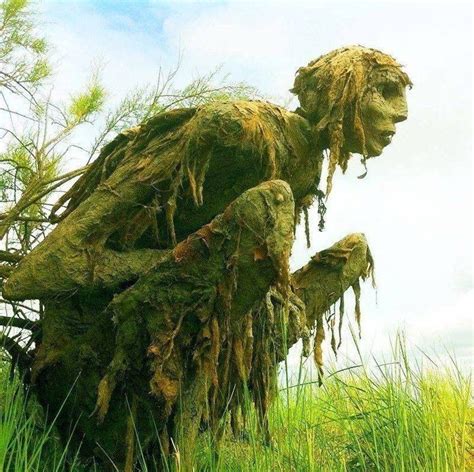 Pin By Randy McPherson On Sculptures Swamp Creature Creatures Land Art
