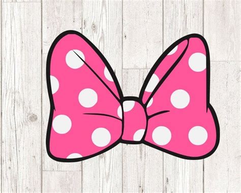 Minnie Mouse Polka Dot Bow Svg Minnie Svg Disney Svg Cute Etsy Porn Sex Picture