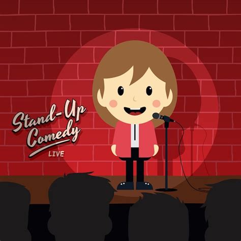 Premium Vector Stand Up Comedy