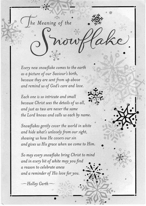 Maybe you would like to learn more about one of these? Pin by Shei Wood on Snowflakes and Icicles | Christmas poems, Snowflake poem, A christmas story