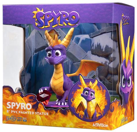 Spyro Spyro Collectible Pvc Statue Standard Version First 4 Figures