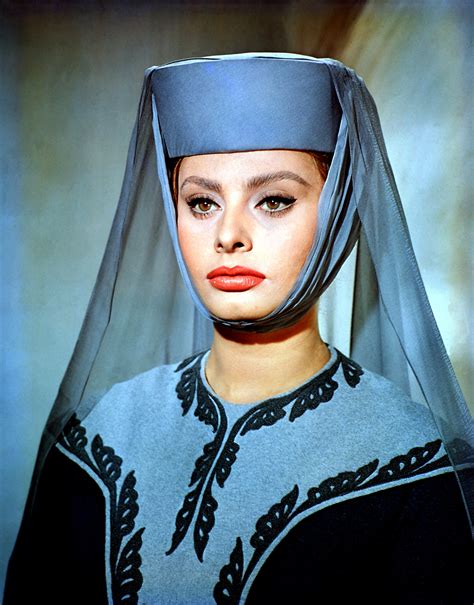 Sophia In El Cid In 1961 Sofia Loren Sophia Loren El Cid