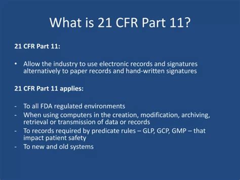 Ultimate Guide To 21 Cfr Part 11 Regulations