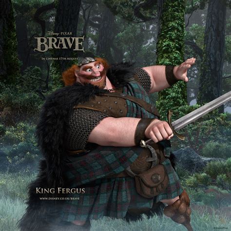 King Fergus Wallpaper Disney Pixar Brave Photo 33348822 Fanpop