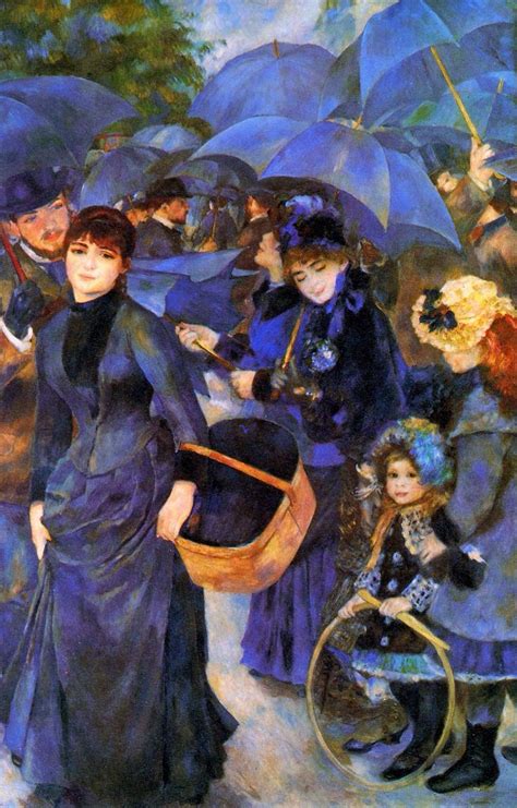 Umbrellas Pierre Auguste Renoir Art Painting Impressionist Art Renoir