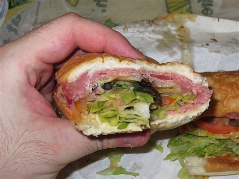 The Shit I Eat Subway Footlong Cold Cut Combo On Italian Bread