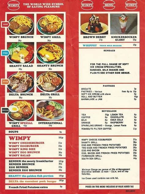 Liverpool S Early Restaurant Chains Wimpy Kfc And Berni Inn And Their 1970s Menus Liverpool