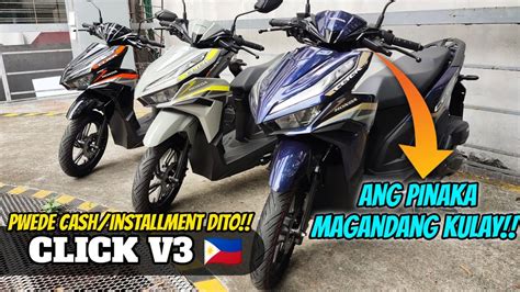Honda Click V3 Pwede Magcashinstallment Dito Pinaka Solidong Kulay