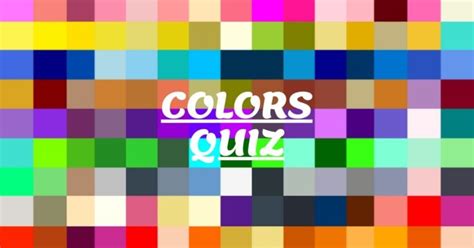 Colors Quiz Can You Name These 15 Colors Quizondo