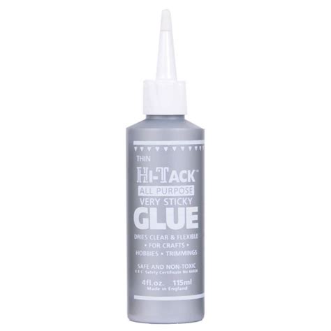 Hi Tack Glue All Purpose Thin For Fine Fabrics 115ml