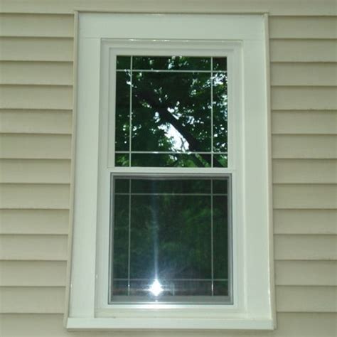 Double Hung Window With Prairie Grids Prairie Style Windows Double
