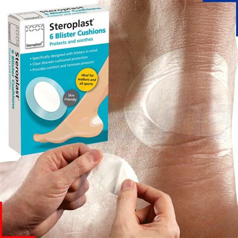 Steroplast Blister Cushion Plasters 68 X 43cm Pack Of 6 Selles