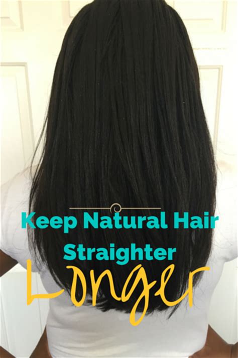 Using a spray is a great tip for girls with curly or wavy hair. 5 Ways To Make Your Straight Natural Hair Last Longer ...