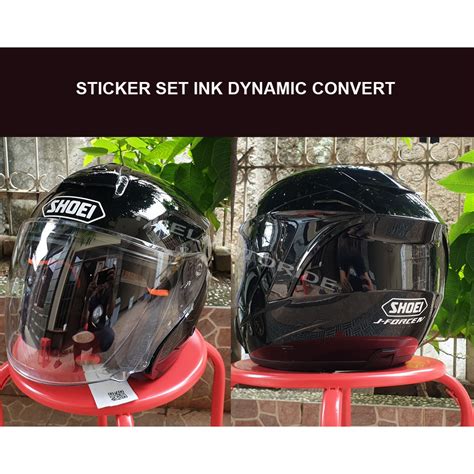 Sticker Set Helm INK Dynamic Convert Shoei JForce J Force | Shopee