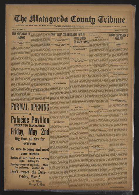 Matagorda County Busted Newspaper