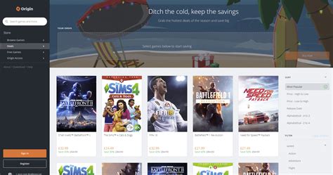 News Ea Launches Origin Holiday Sale Heavily Discounts Everything