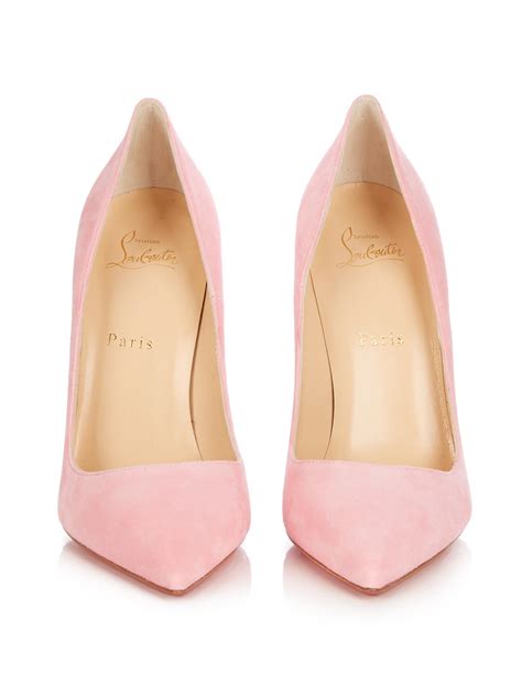 Lyst Christian Louboutin So Kate Suede 120mm Pumps In Pink