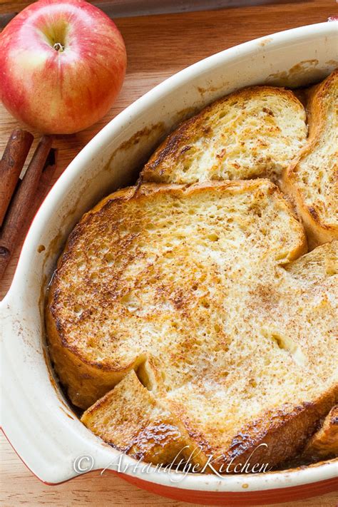 Oven Baked Apple French Toast Art And The Kitchen