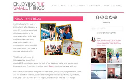15 Examples Of Mom Blogs Built With Wordpress Wordpress Blogging