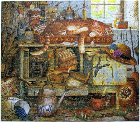 Free checklist & tons of charles wysocki americana jigsaw puzzles for sale, including rare seasonal splendor. Remington the Horticulturist (Charles Wysocki) - a photo ...