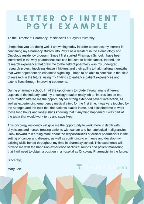 Pharmacy residency letter of intent example. Professional and Quick Help with PGY1 Letter of Intent