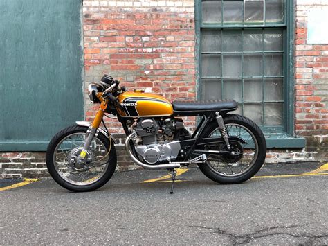 1972 Honda Cb350 Cafebrat Racer New York