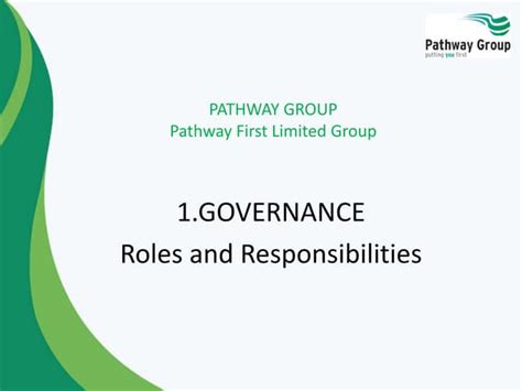 Governance Roles And Responsibilities Ppt
