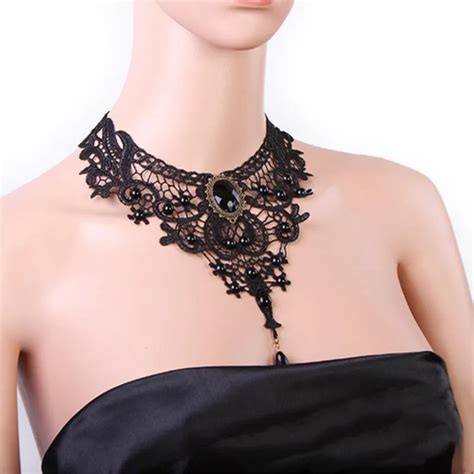 Fashion Necklace Handmade Gothic Retro Retro Lace Necklace Collar
