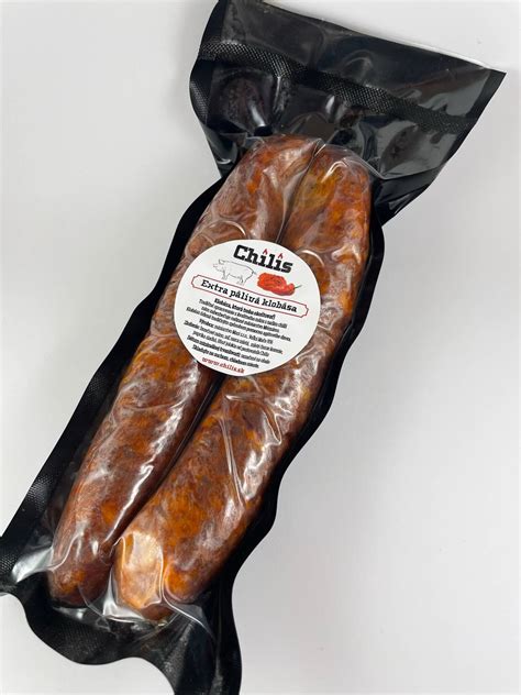 Chilis domáca extra pálivá klobása s jolokia chilli