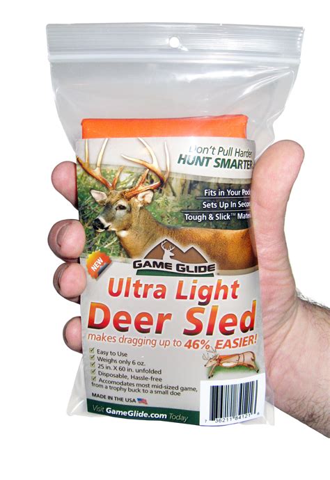 Game Glide Ultra Light Deer Sled Best Deer Drag