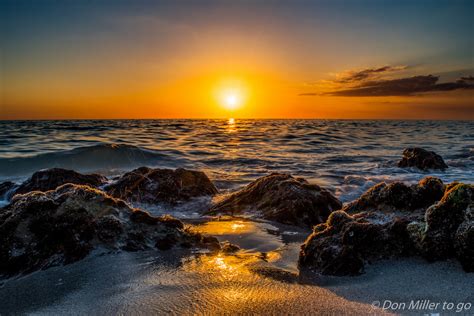 Wallpaper Sunlight Sunset Sea Bay Rock Nature Shore Sky