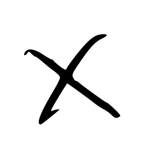 Black X Letter Png File Png All Png All