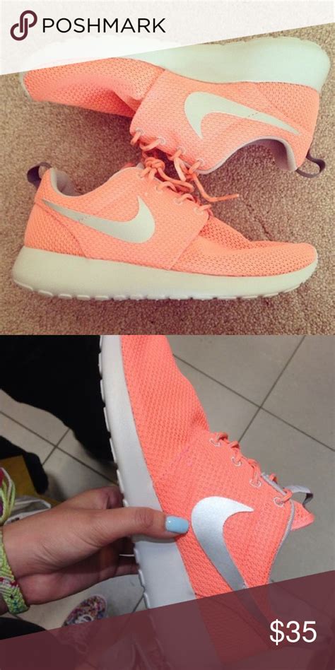 Nike Peach Pink Roshe Runs Only Work A Couple Times Great Condition