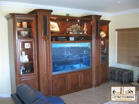 Arizona Custom Entertainment Centers By Lift And Stor Beds