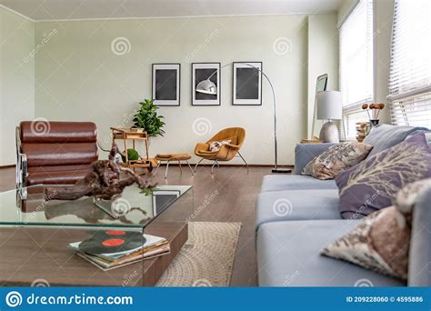 Vintage Studio Apartment Interior In Light Colors In Old Style Huge