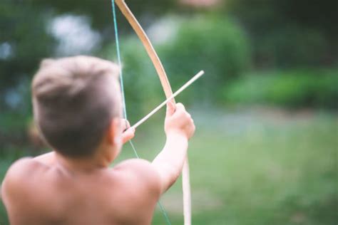 There are 4713 kids bow and arrow for sale on etsy, and they cost $39.38 on average. Kid With Homemade Bow And Arrow Stock Photos, Pictures & Royalty-Free Images - iStock