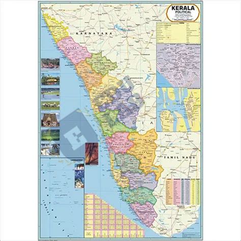 Kerala Political Map Chart India Kerala Political Map Chart Porn Sex