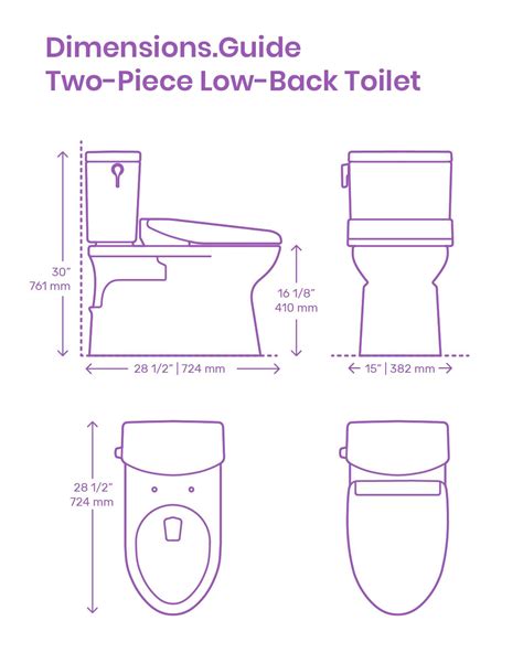 Two Piece Low Back Toilet Toilet Dimensions Bad Room Ideas Bathroom