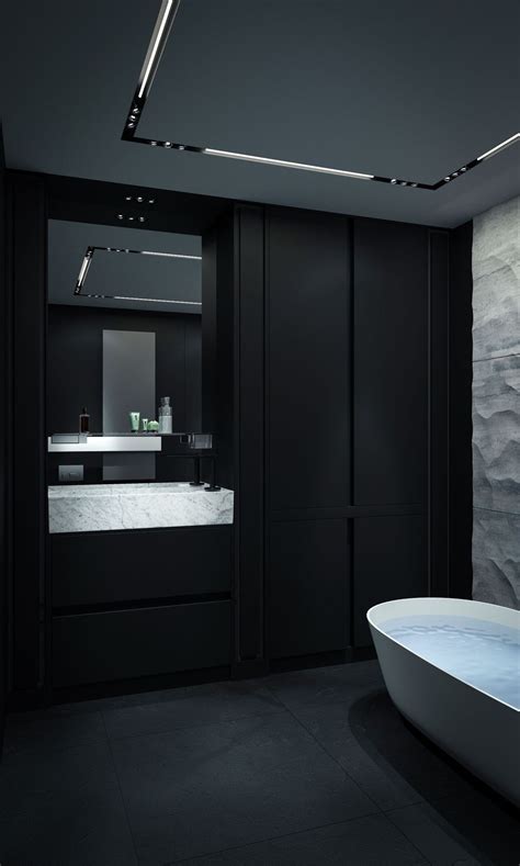 48 Beautiful Black Marble Bathroom Design Ideas To Looks Classy Black