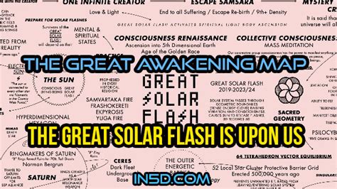The Great Awakening Map The Great Solar Flash Is Upon Us In5d In5d