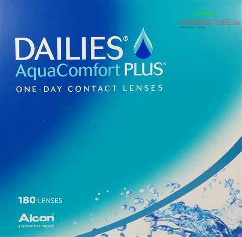 LINSENSTUBE de brillantes Sehen günstig Dailies Aqua Comfort Plus