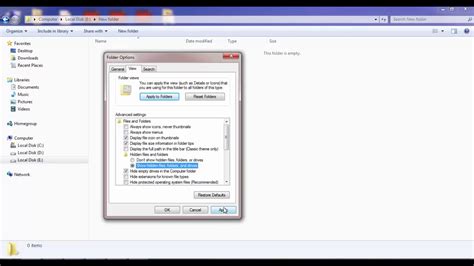 How To Unhide Folders In Windows 7 8 81 10 Vista Xp Youtube